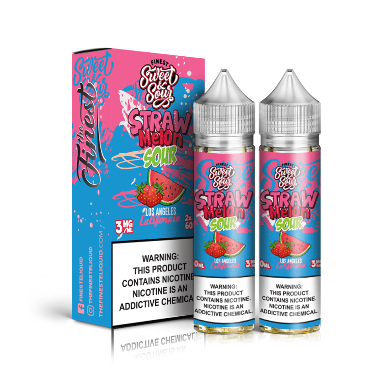 the finest juice the finest straw melon sour 2x 60ml vape juice 14817905475695