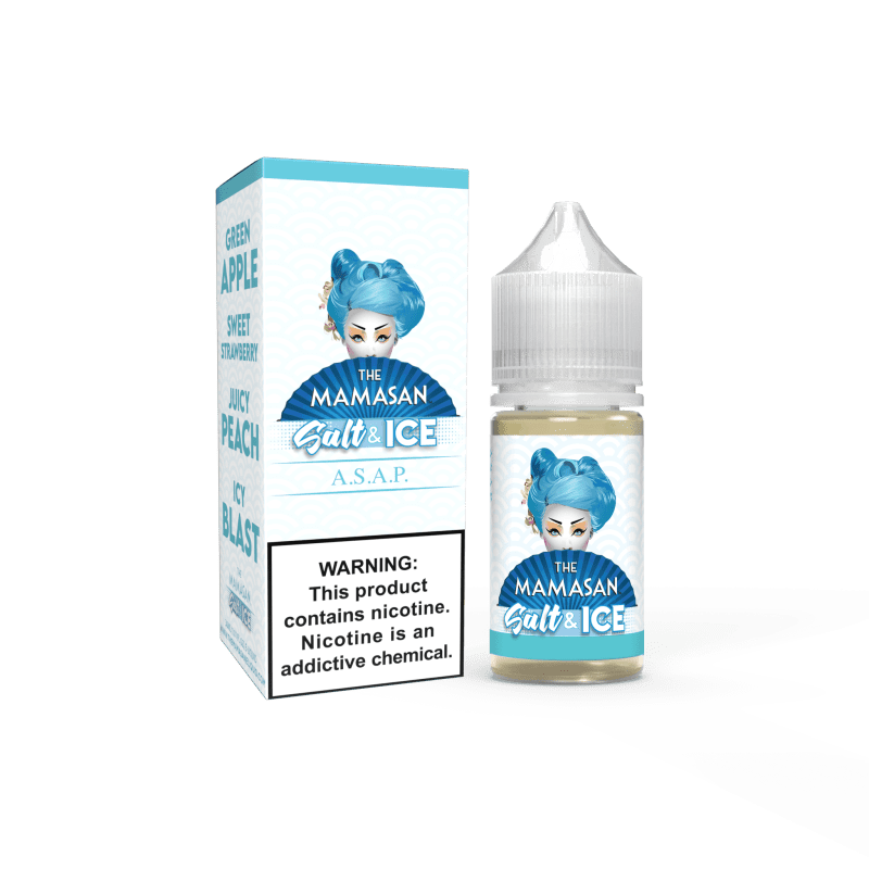 the mamasan juice a s a p ice 30ml nic salt vape juice mamasan 32201975038063