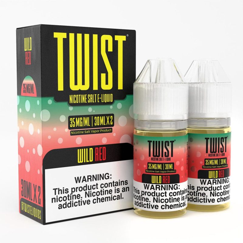 twist e liquids juice wild red 2x 30ml nic salt vape juice twist e liquids 30592813793391