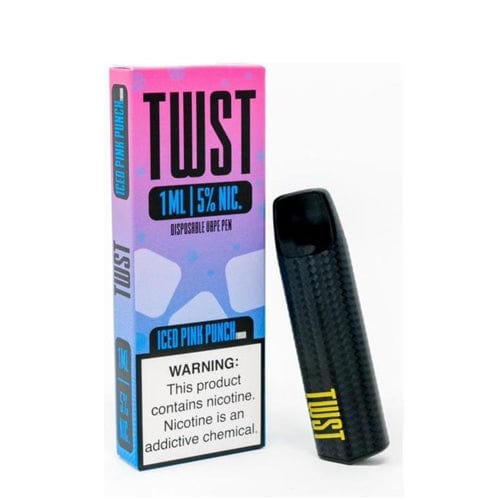 Twist E-Liquids Disposable Vape Iced Pink Punch TWST Disposable Vape