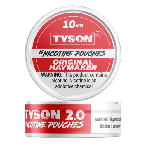 Tyson Cigarette Solutions 10mg / Original Haymaker Tyson 2.0 Nicotine Pouches