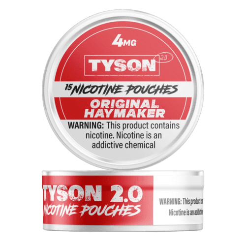 Tyson Cigarette Solutions 4mg / Original Haymaker Tyson 2.0 Nicotine Pouches