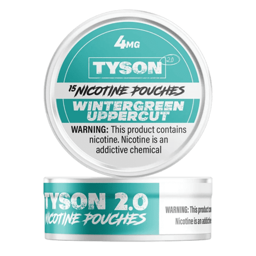 Tyson Cigarette Solutions 4mg / Wintergreen Uppercut Tyson 2.0 Nicotine Pouches