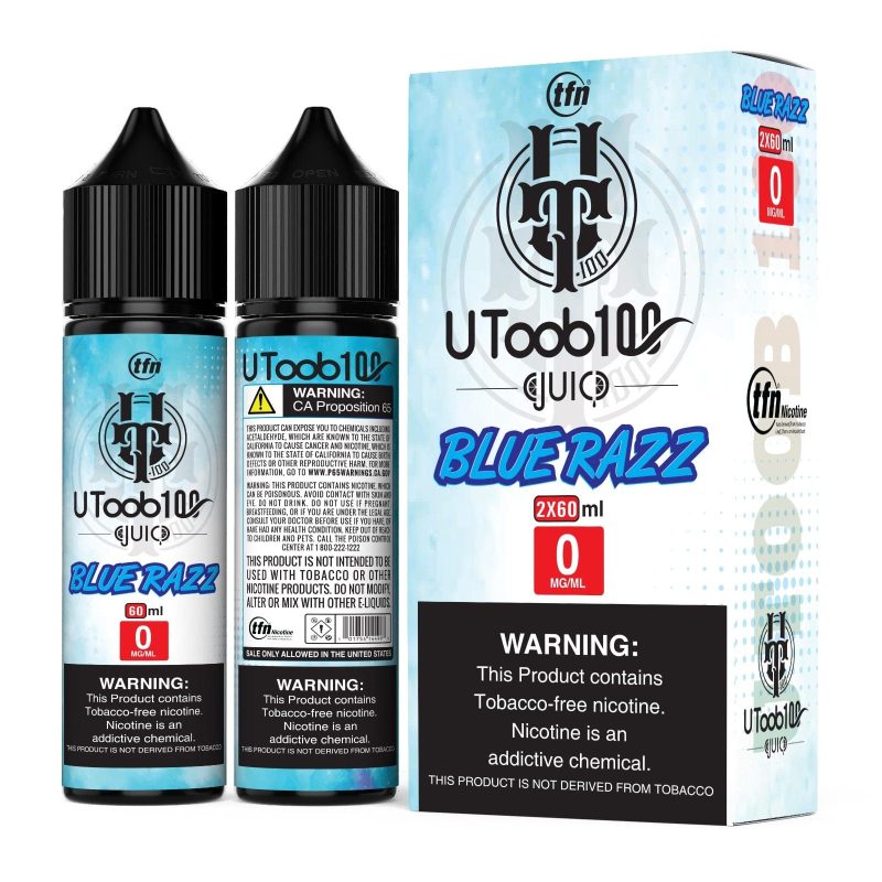 u toob 100 juice u toob 100 blue razz 2x 60ml 120ml vape juice 31795258622063