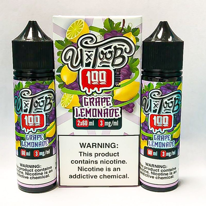 u toob 100 juice u toob 100 grape lemonade 2x 60ml 120ml vape juice 30595762225263