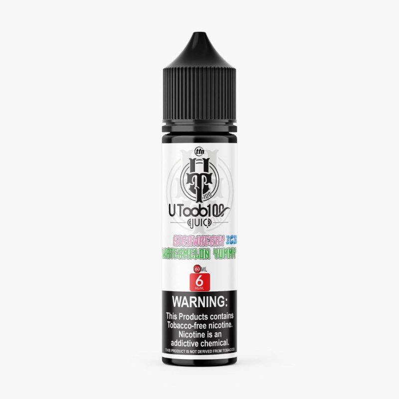 u toob 100 juice u toob 100 iced strawberry watermelon 2x 60ml 120ml vape juice 31795281526895