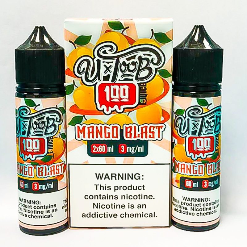 u toob 100 juice u toob 100 mango blast 2x 60ml 120ml vape juice 30595765469295