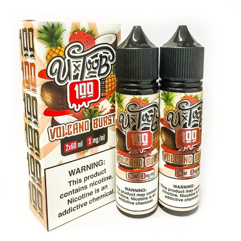 u toob 100 juice u toob 100 volcano burst 2x 60ml 120ml vape juice 30595807608943