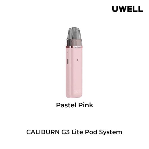 Uwell Pod System Pastel Pink Uwell Caliburn G3 Lite 25W Pod Kit