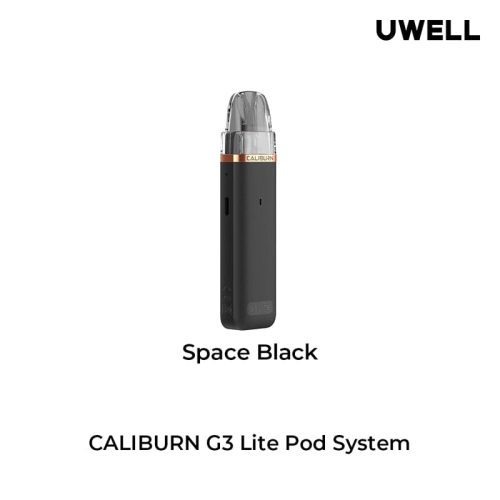 Uwell Pod System Space Black Uwell Caliburn G3 Lite 25W Pod Kit