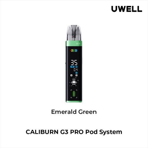 Uwell Pod System Emerald Green Uwell Caliburn G3 Pro 35W Pod Kit