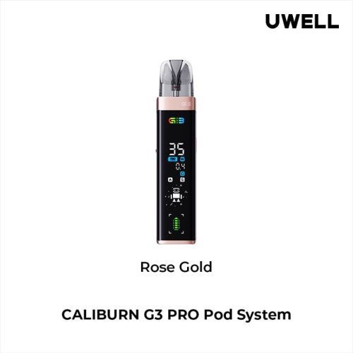 Uwell Pod System Rose Gold Uwell Caliburn G3 Pro 35W Pod Kit