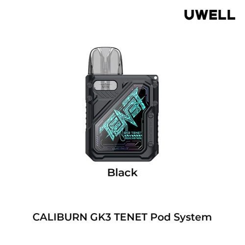 Uwell Pod System Black Uwell Caliburn GK3 Tenet 25W Pod Kit