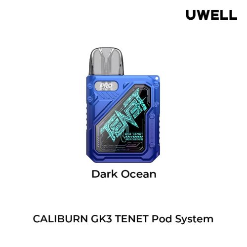 Uwell Pod System Dark Ocean Uwell Caliburn GK3 Tenet 25W Pod Kit