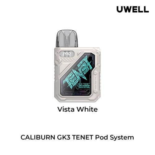 Uwell Pod System Vista White Uwell Caliburn GK3 Tenet 25W Pod Kit