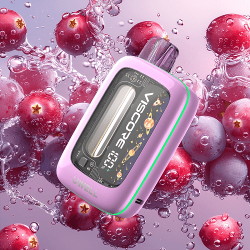 Uwell Disposable Vape Sour Cranberry Grapes Uwell Viscore C30000 Disposable Vape (5%, 30000 Puffs)