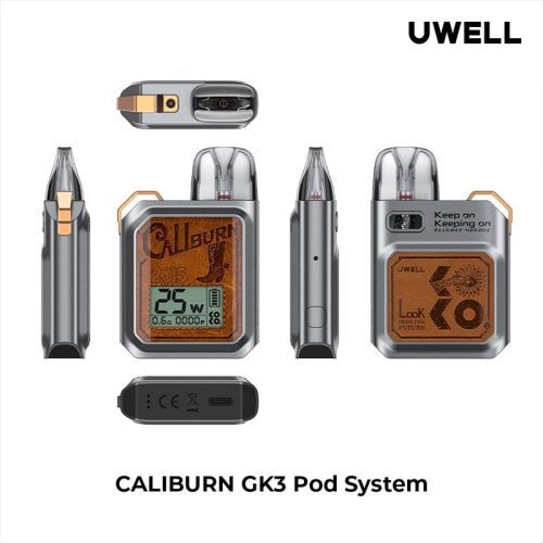 uwell pod system uwell caliburn gk3 25w pod kit 33538661843055