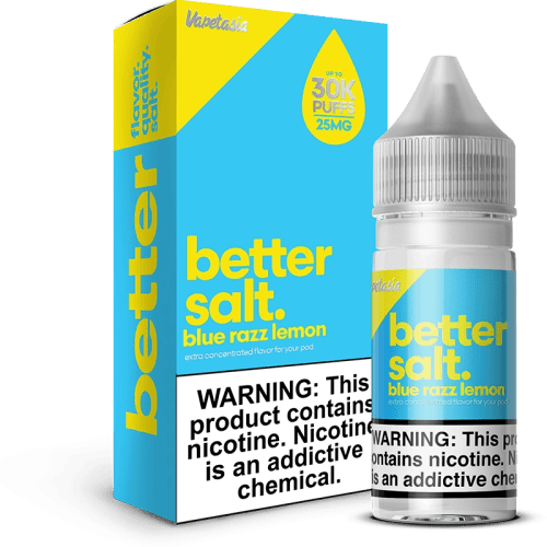 Vapetasia Juice 25MG Vapetasia Better Salt Blue Razz Lemon TFN Salt Vape Juice 30ml