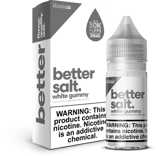 Vapetasia Juice 25MG Vapetasia Better Salt White Gummy TFN Salt Vape Juice 30ml