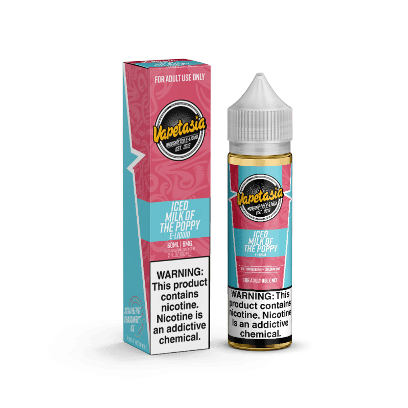 vapetasia juice vapetasia iced milk of the poppy 60ml vape juice 14169258262639