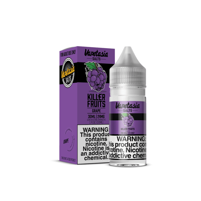 vapetasia juice vapetasia killer fruits grape 30ml nic salt vape juice 30852517724271