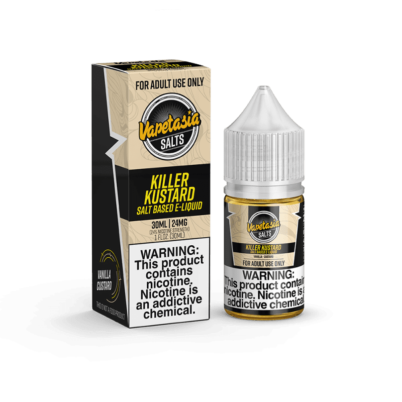 vapetasia juice vapetasia salts killer kustard 30ml nic salt vape juice 14169273663599