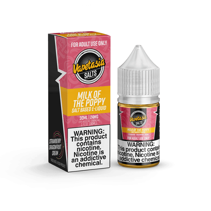 vapetasia juice vapetasia salts milk of the poppy 30ml nic salt vape juice 14169277300847