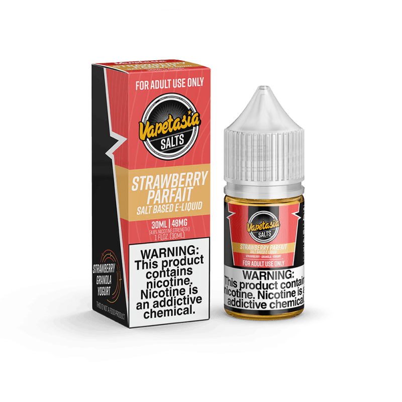 vapetasia juice vapetasia strawberry parfait 30ml nic salt vape juice 14231688413295