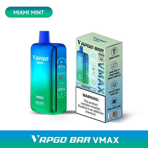 VAPGO BAR Disposable Vape VAPGO BAR Vmax Disposable Vape  (5%, 12000 Puffs)