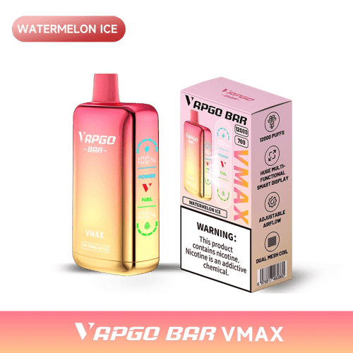 VAPGO BAR Disposable Vape VAPGO BAR Vmax Disposable Vape  (5%, 12000 Puffs)