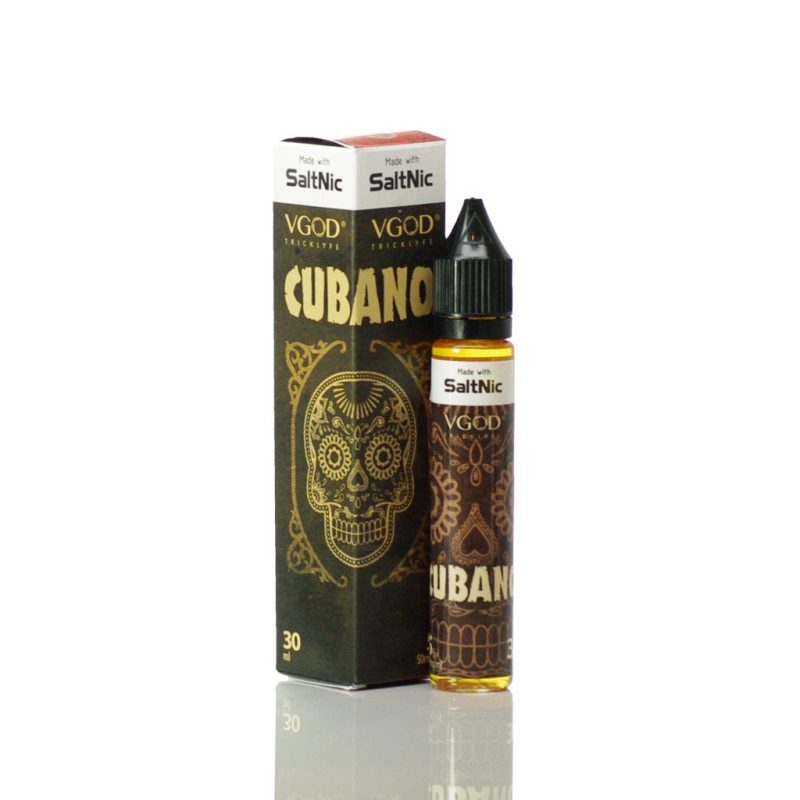 vgod juice vgod saltnic cubano 30ml nic salt vape juice 273927241734