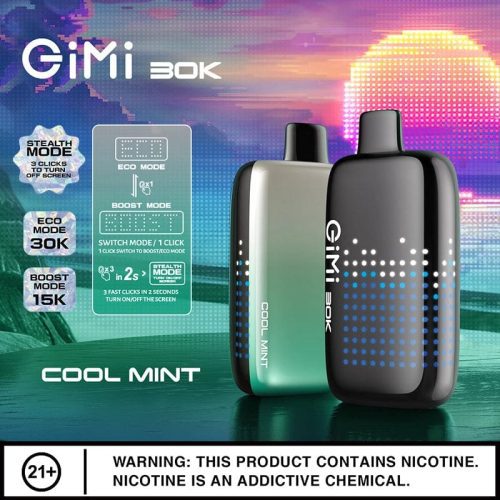 VIHO Cool Mint 🎁 VIHO GiMi  30K Disposable Vape (5%, 30000 Puffs) (100% off)