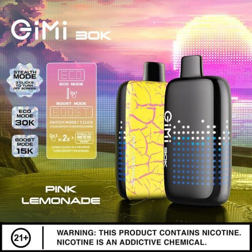 VIHO GiMi  30K Disposable Vape Pink Lemonade Flavor