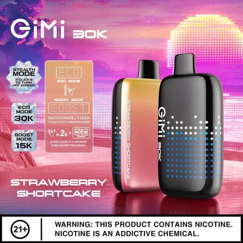 VIHO GiMi  30K Disposable Vape Strawberry Shortcake Flavor