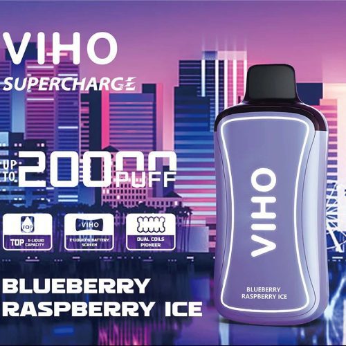 VIHO Disposable Vape Blueberry Ice VIHO Supercharge 20000 Disposable Vape (5%, 20000 Puffs)