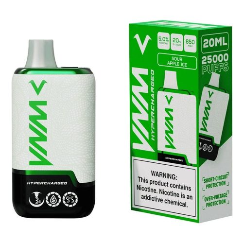 MODUS Disposable Vape Sour Apple Ice VNM Hypercharged VM25000 Disposable Vape  (5%, 25000 Puffs)