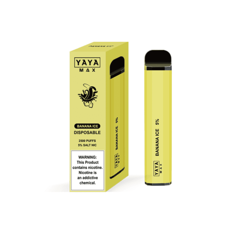 YAYA Disposable Vape Banana Ice YAYA Max Disposable Vape (5%, 2500 Puffs)