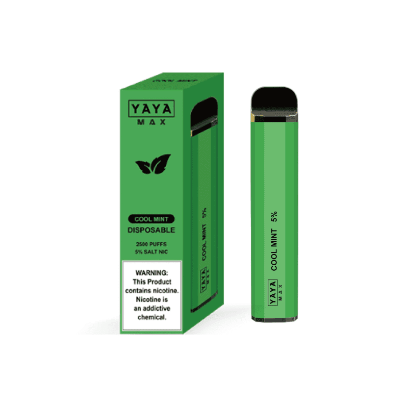 YAYA Disposable Vape Cool Mint YAYA Max Disposable Vape (5%, 2500 Puffs)