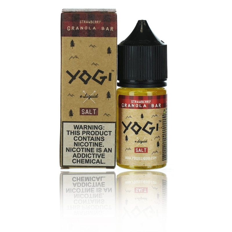 yogi juice yogi salts strawberry granola bar 30ml nic salt vape juice 3752626028661