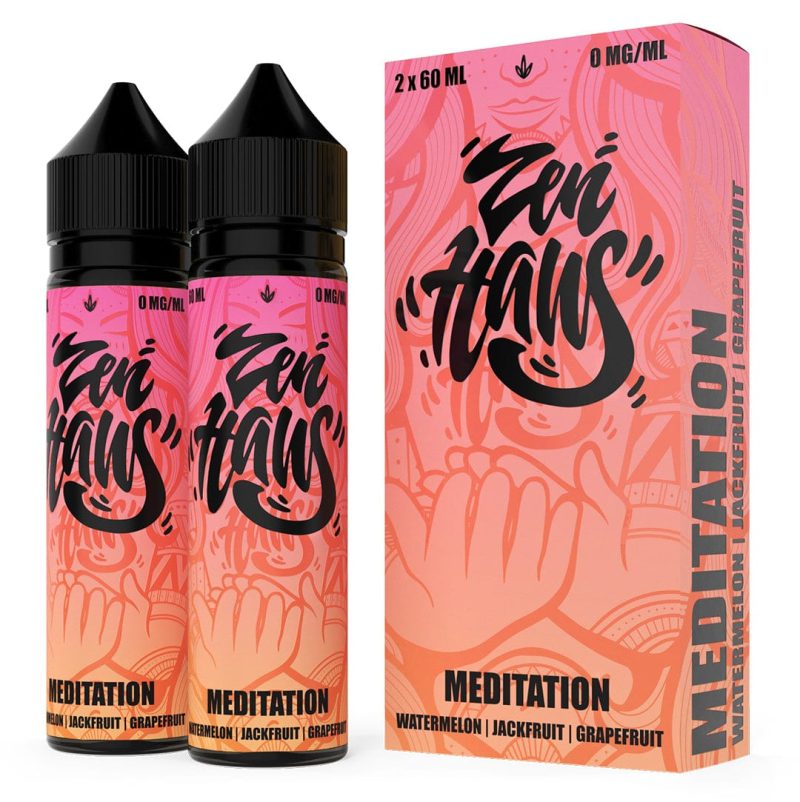 zen haus juice zen haus meditation grapefruit watermelon jackfruit 120ml vape juice 32079477997679