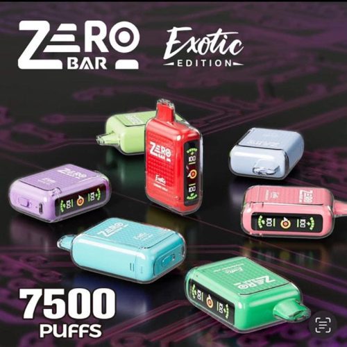 zero bar disposable vape zero bar exotic edition disposbale vape 0 7500 puffs 33999269691503