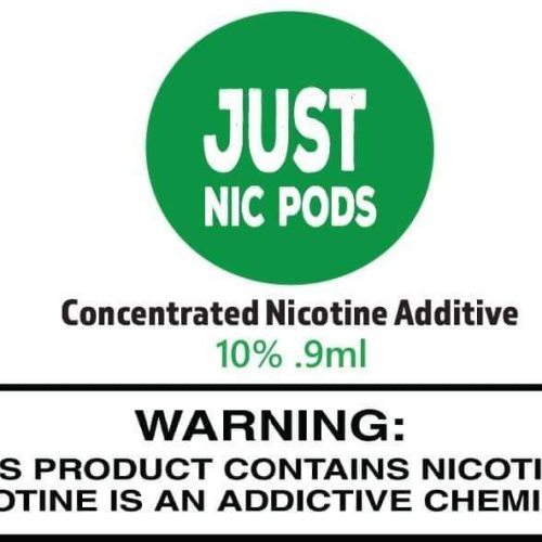 zin nicotine additive zin just nic pods nicotine additive 30269475881071