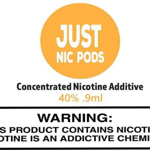 zin nicotine additive zin just nic pods nicotine additive 30269476896879