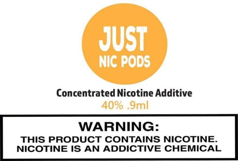 zin nicotine additive zin just nic pods nicotine additive 30269476896879