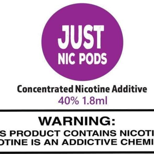 zin nicotine additive zin just nic pods nicotine additive 30269483155567